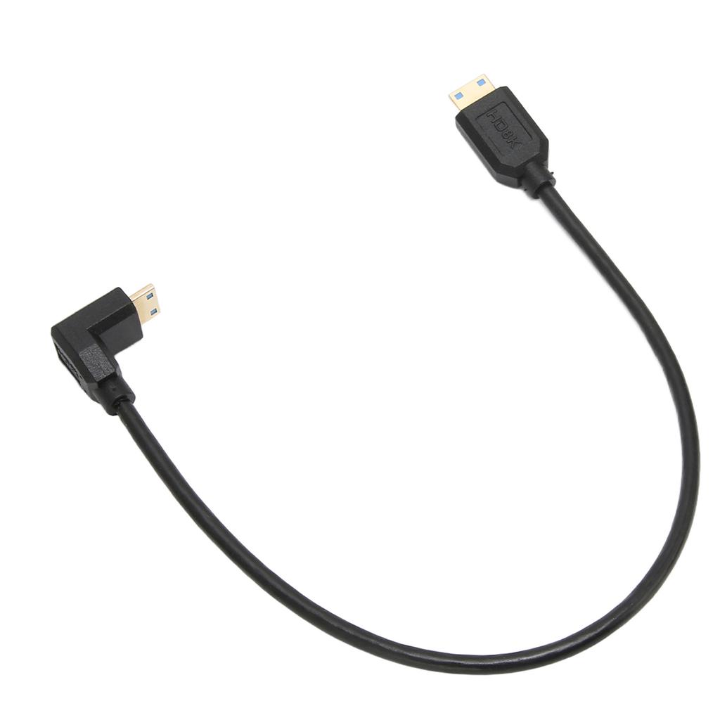 Mini HD Multimedia Interface Extension Cable 8K 60Hz OD4.0mm Gold Plated HD Multimedia Interface Cord