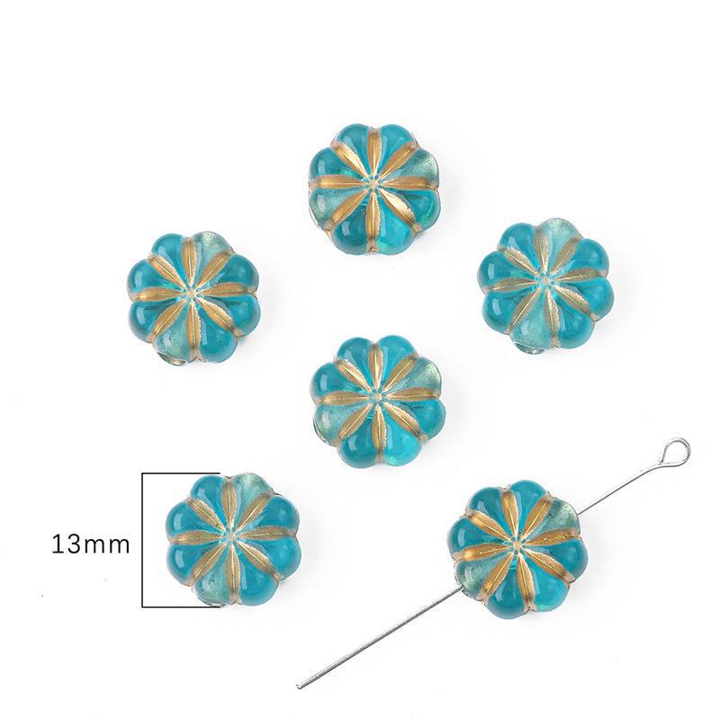 Handmade Retro Baroque Star, Moon & Flower Beads for DIY Earrings, Bracelets & Hair Accessories