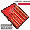 Molly Alloy Steel Rubber Handle Chisel Set