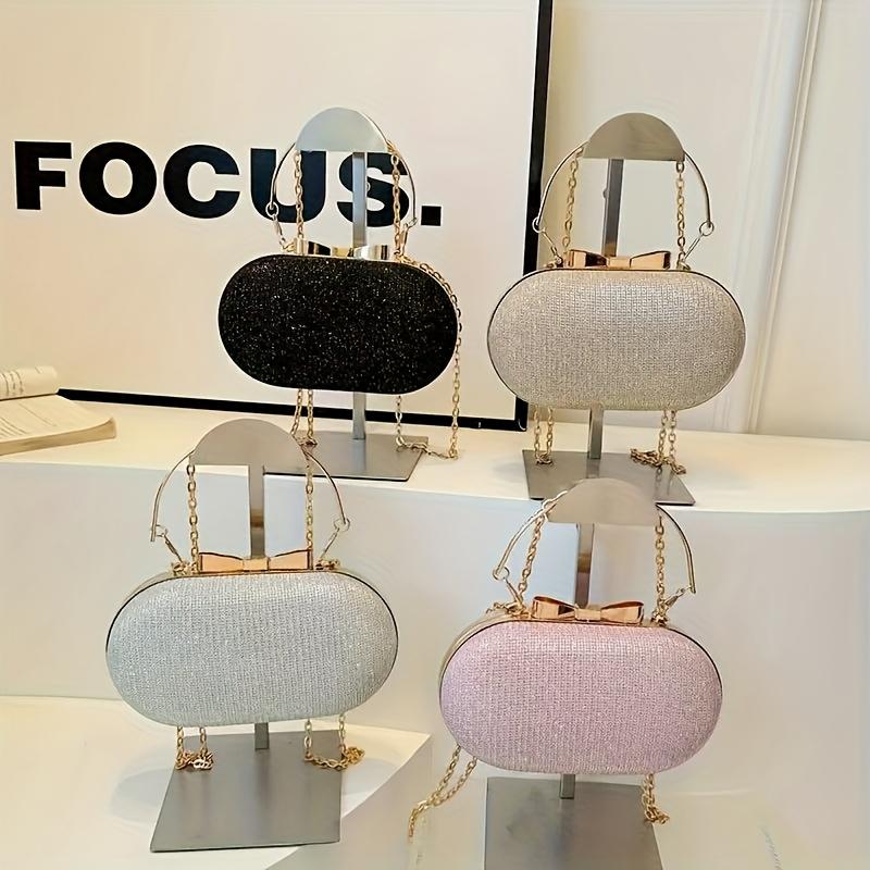 Elegant Evening Clutch With Sequin Perfect For Travel Photos, Accessory Decoration And Ladies' Party Handbag