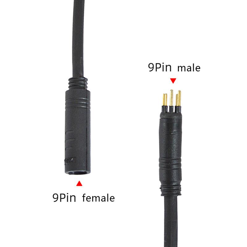 9Pin Ebike Motor Extension Cable Connector Electric Bike Motor Cables For E-Bike