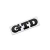 Adesivo Emblema 3D Metal Logotipo GTD Carro Porta Traseira Tronco Grade Dianteira Para Polo GTD MK4 MK5 MK6 MK7 Golf 4 5 6 7 Acessórios Automotivos