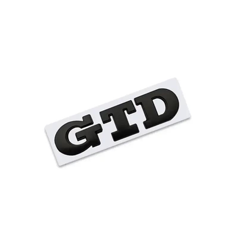 2026 Горячий Для VOLKSWAGEN VW 3D Металлическая эмблема GTD Наклейка на заднюю дверь автомобиля Эмблема на переднюю решетку Для VW Polo GTD MK4 MK5 MK6 MK7 Gol