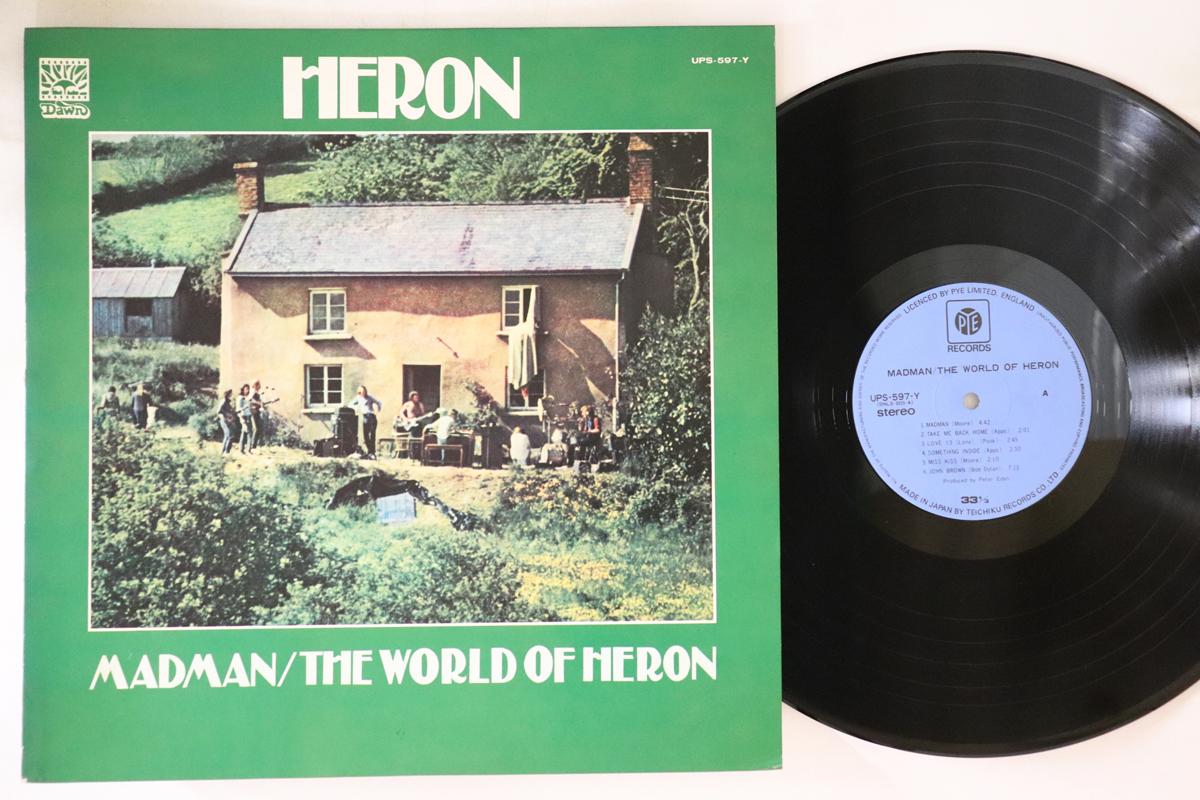 

LP Record HERON Madman The World Of Heron UPS597Y DAWN 1974 Japan Rock Used