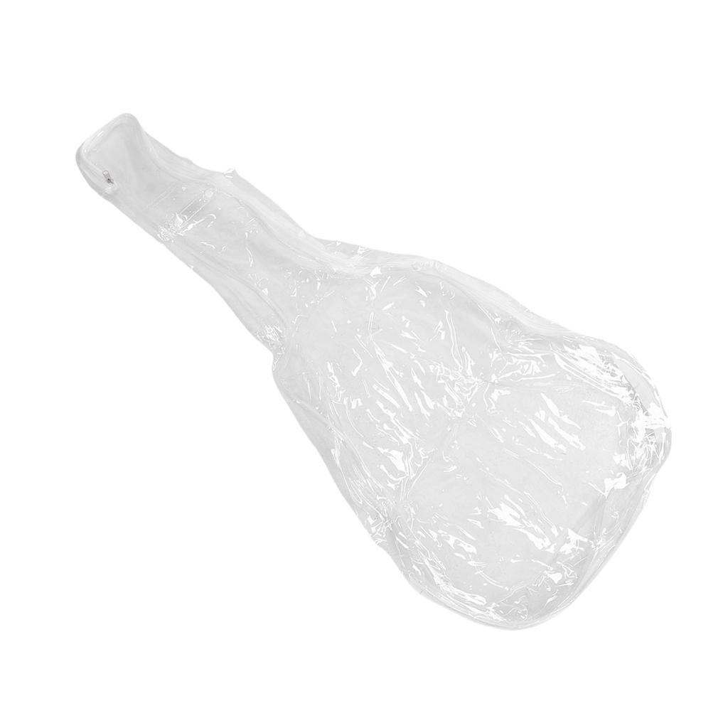 Guitar Dust Cover Transparent Water Proof PVC Guitar Dust Storage Bag for 40 41 Inches