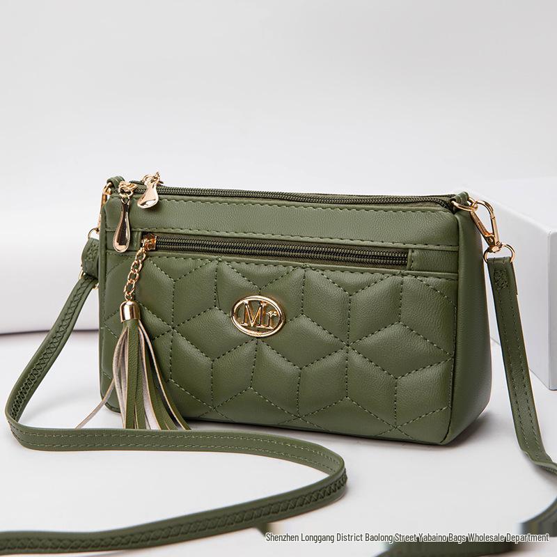 2024 Women's Multi-Layer Embroidered Shoulder Bags - Hot-Selling, Stylish Messenger Bags