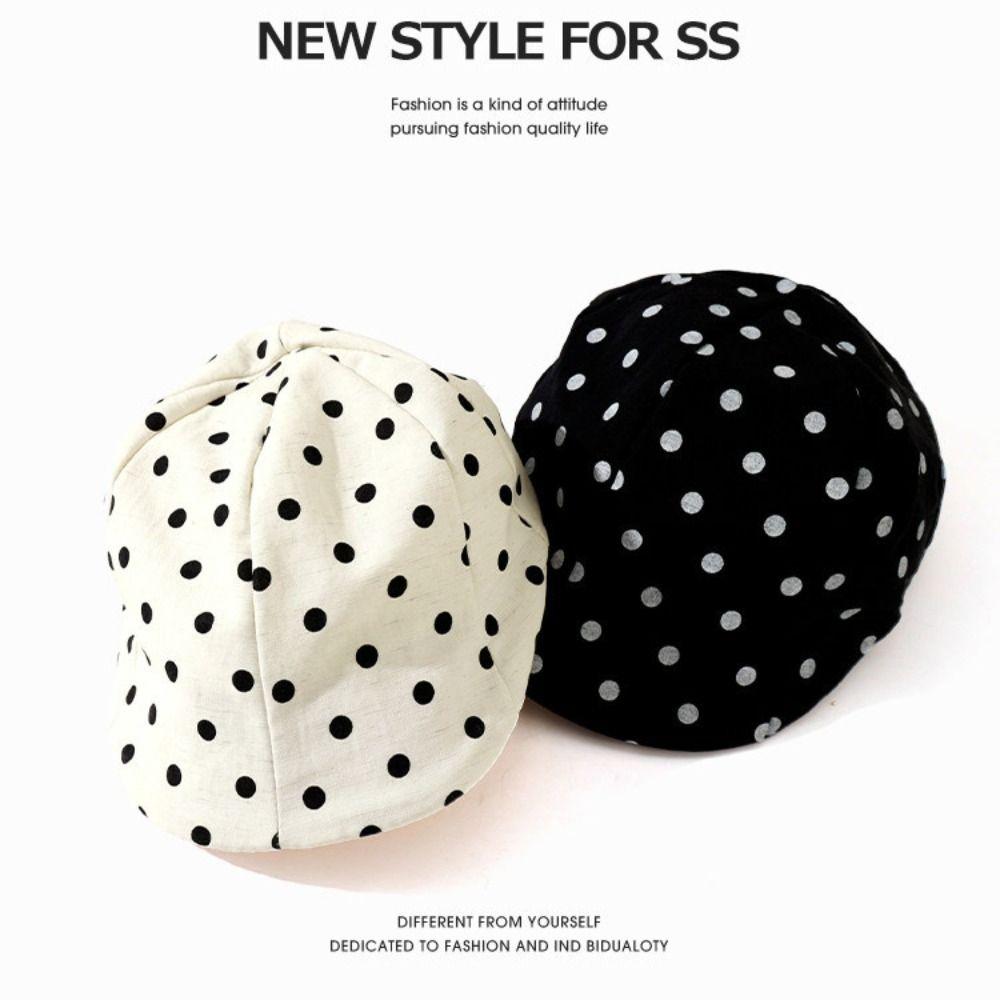 Y2k Forward Cap Thin Retro Painter Hat Personality Newsboy Cap  Spring