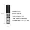 5ml Professional Metallic Nail Line Stripe Gel Polish High-Density Metal Gel for Detailing Edge Drawing Nail Art Tool (UV/LED Cured)