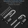 Combination Padlock Outdoor Waterproof Heavy Duty with Code Multifunctional Adjustable Long
