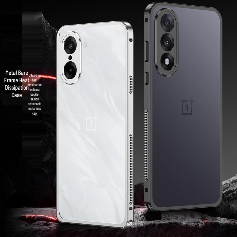 OnePlus Ace 5 Ultimate Metal Buckle Drop-proof Heat Dissipation Case with Lens Protection