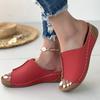 Fashion Sandals Shoes Women Summer Platform Shoes Woman Slip On Walking Shoes Wedge Women's Sandals Retro Woman Slippers Female Footwear