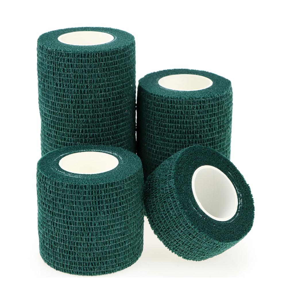 24 Pieces Elastic Bandage Tapes Athletic Tape Elastoplast Sports Recovery Strapping Gym Waterproof Muscle Relief Finger Ankle
