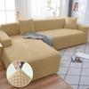 Solid Color Sofa Cover 1/2/3/4 Seater Sofa Cover for Living Room Elastic Spandex L Shaped Corner Sofa Cover Couch Cover for Sofa