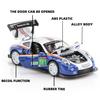 Porsche 911 GT3 RSR Wersja dopasowująca Symulacja Diecast & Toy Pojazdy Dźwięki & Światło Samochód Pull Back 1:Model supersamochodu ze stopu 32