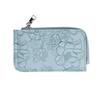 Card Holder Multiple Card Slots Zipper Card Bag Embossed Design Large Capacity Coin Purse Card Bag Wrist Strap Hand-Held Bag With Key Ring