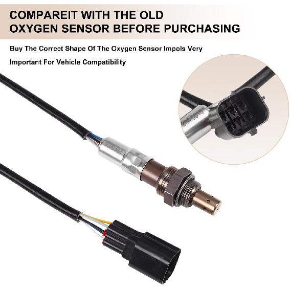 Oxygen O2 Sensor Upstream for Mazda 3 2006-2012 | for Mazda 3 Sport 2009-2010, for Mazda 5 2008-2010, Replace 234-5015, 2345015, 25025029 1PC