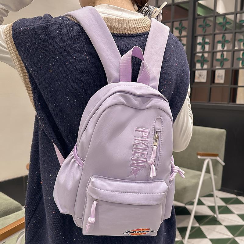 

Kindergarten Small Schoolbag Girl College Student High Looking Cute Letter Children Small Backpack