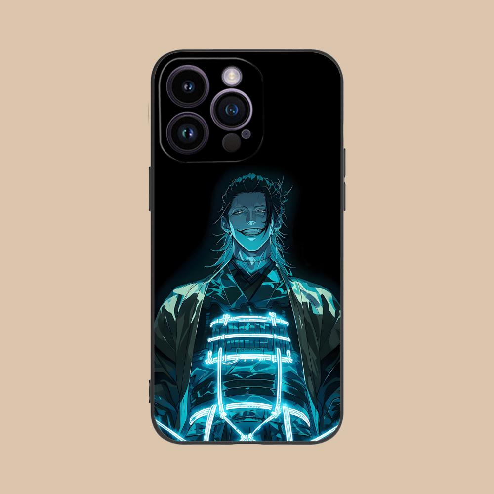 

Чехол для телефона Jujutsu Kaisen Neon JJK для iPhone 16 15 14 13 12 11 X XR XS 8 7 Pro Max Plus Mini Цветная печать Чехол для мобильных телефонов iPhone 7 Plus