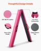 VEVOR 8FT Folding Balance Beam for Kids, 90.7 KG Stable Support Gymnastics Floor Beam with Non-Slip Mats