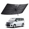 Coleya Car Sunshade for Suzuki Solio Front Sunshade Cover with Reinforced Glass Fiber Light UV Scratch Insulated Heatstroke High Temperature Car Easy