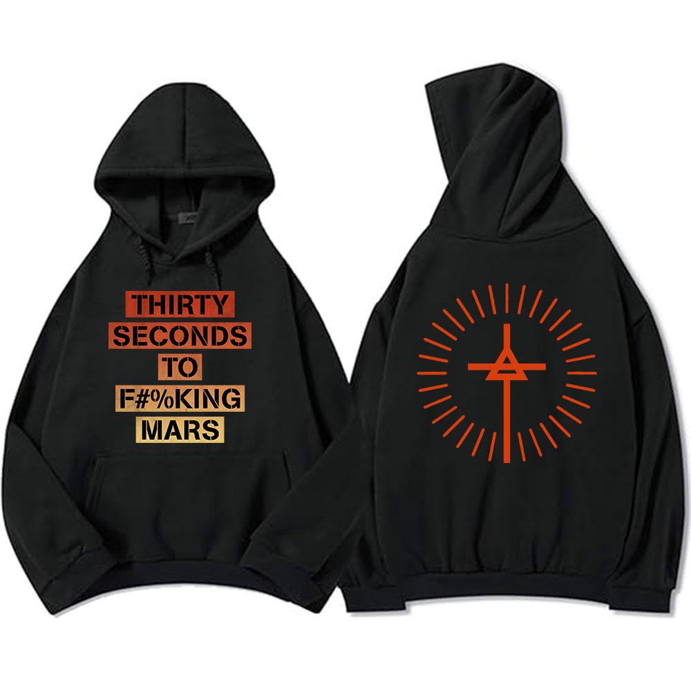 

Рок-группа THIRTY SECONDS TO MARS Толстовки с капюшоном в стиле гранж с длинным рукавом Мужская и женская одежда Уличная одежда Унисекс Толстовка M