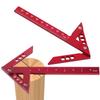 Woodworking Circle Center Scribe 45/90° Center Measuring Tool Line Gauges Aluminum Center Scribe Carpenter Ruler Measuring Tool