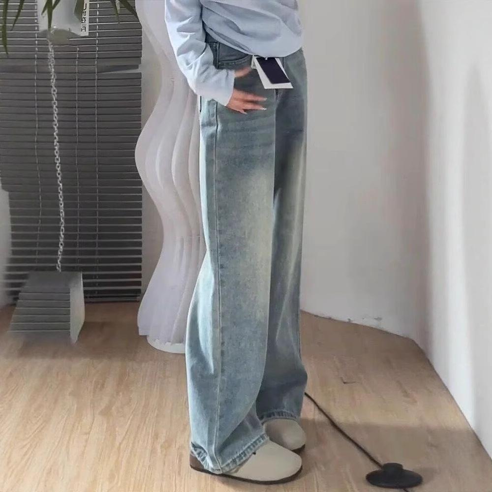 Harajuku Wide Leg Denim Pants - Summer 2025 Trend