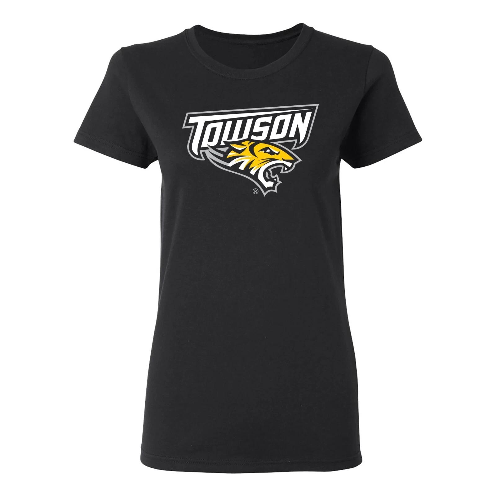 Towson Tigers Primary Logo Women s T-Shirt - Black S