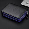 Men's and Women's Anti-Theft Accordion Card Holder with Large Capacity, Anti-Magnetic Protection, and Multi-Card Slots.