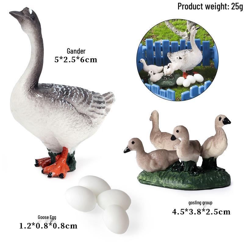Farmer & Breeder Figure Set - Police Officer, Veterinarian, Plow Worker Toy Ornaments for Kids