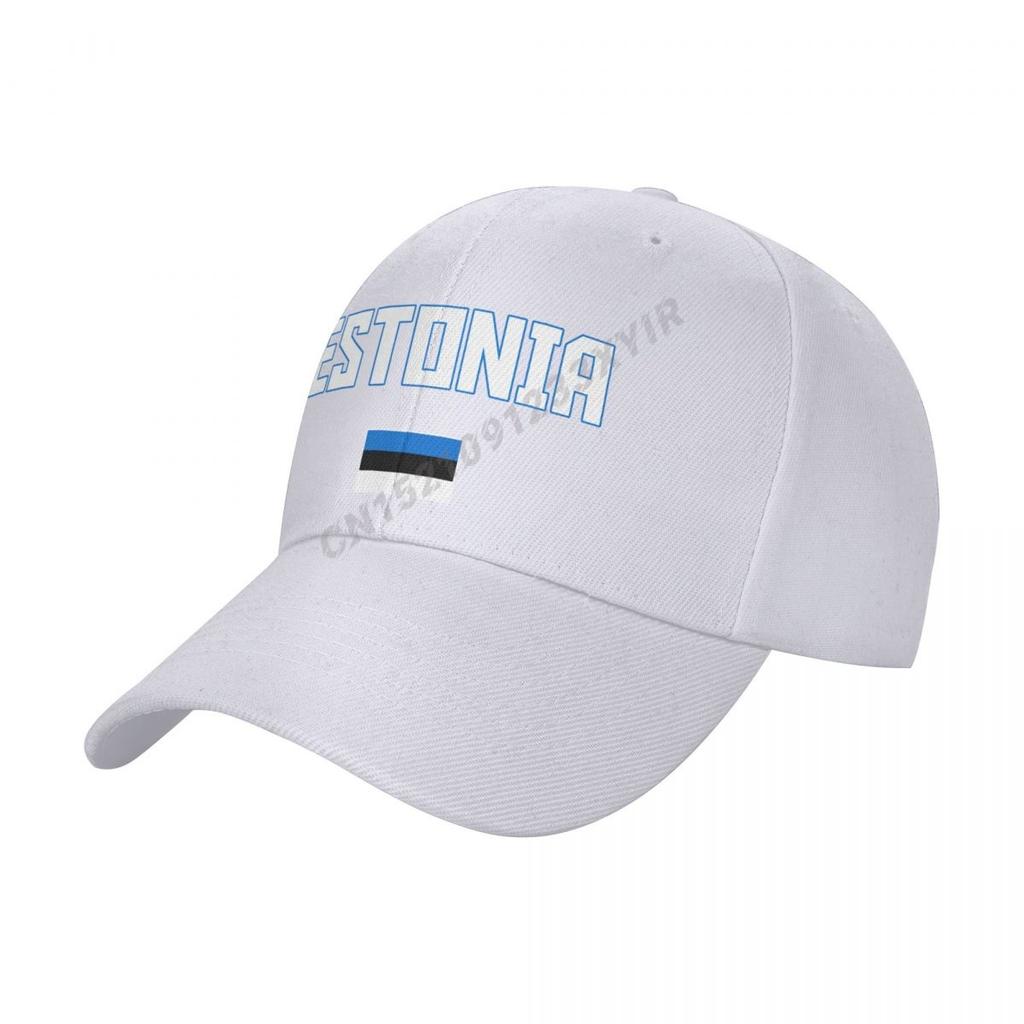 Baseball Cap Estonia Flag Wild Sun Shade Peaked Adjustable Caps for Unisex Women Print