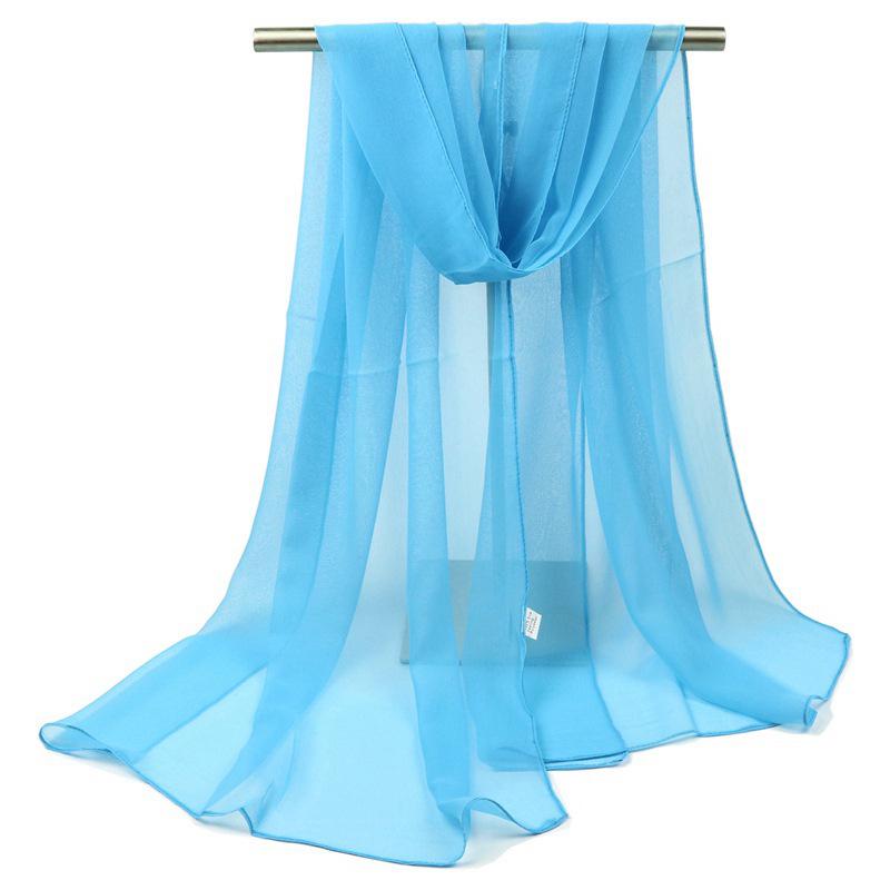 Silk Gradient Scarf for Elegant Women: Perfect for Stage, Catwalk, Dance, and Model Training.