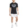 Nike Einfarbige Logo High-Waist Trainingsshorts mit Kordelzug Herren Unterteile Weiß DV2881-100