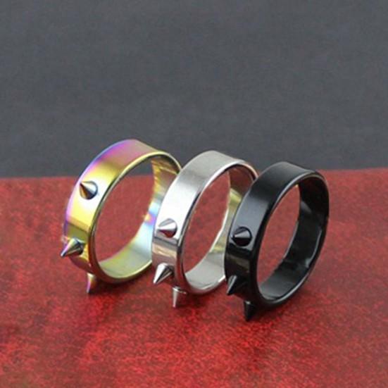 Tragbarer Ring Easy Steel Match Edelstahl Exquisiter dekorativer Fingerring für den Alltag