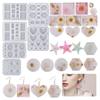 Oorbelhanger epoxy siliconen mal 3D gietmal DIY knutselaccessoires hars mal sieraden maken accessoires