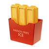Ice Cube Mold French Fries Ice Tray for Freezer BPA Free Creative Popsicle Maker Magnetic DIY Kitchen Tools