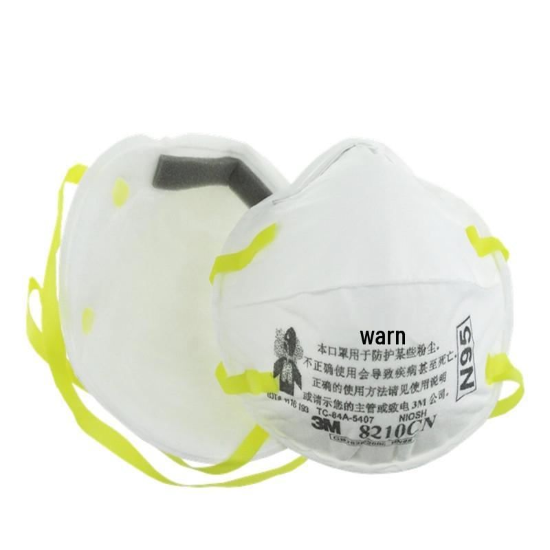3M 8210CN N95 Anti-Particulate Dust & PM2.5 Smog Breathable Comfortable Head-Mounted Protective Mask