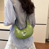 Simple and fashionable shoulder handbag 2025 spring new niche high-end commuter underarm bag Korean crescent bag