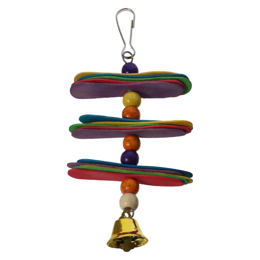 

Красочные игрушки для жевания птиц, деревянная клетка, украшение для птиц, игрушки для шлифовки зубов