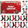Socks Advent Calendar 2025 Women, 12 Pairs Christmas Socks Advent Calendar Socks Men's Christmas Calendar Socks Cuddly Socks