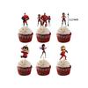 Mr. Incredibles Birthday Decorations Party Set, The Incredibles Red and Black, Animated Movie Characters, Kids, Cute, Funny, Superhero, Boys, Girls,