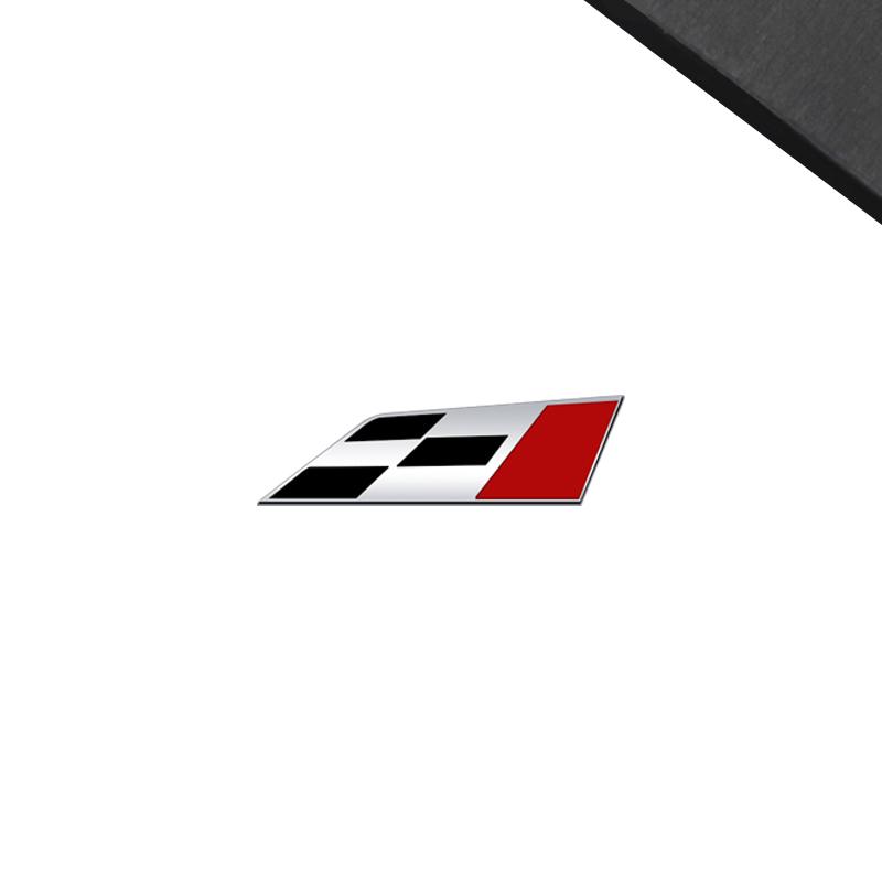 Car Styling Race Flag Badge Car Steering Wheel Emblem Sticker For SEAT CUPRA 300 Leon 5f Ibiza 6j ATECA Arona Exeo R Tarraco