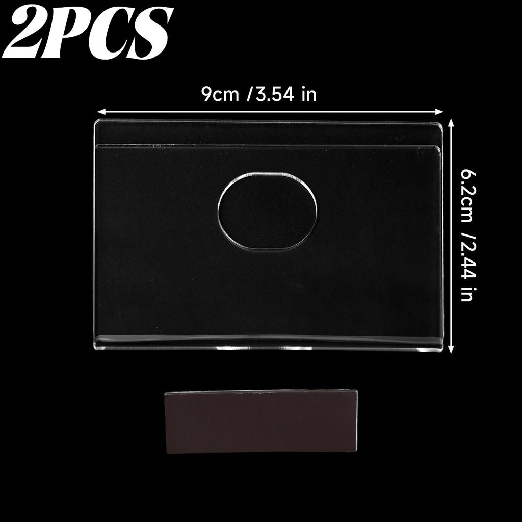 5/1Pcs Magnetic Card Holder Transparent Magnetic Photo Frame Photo Protective Sleeves Home Refrigerator Decoration Supplies