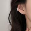Sternenhimmel Perlenquaste Ohrhaken mit Zirkonia – Kein Piercing erforderlich