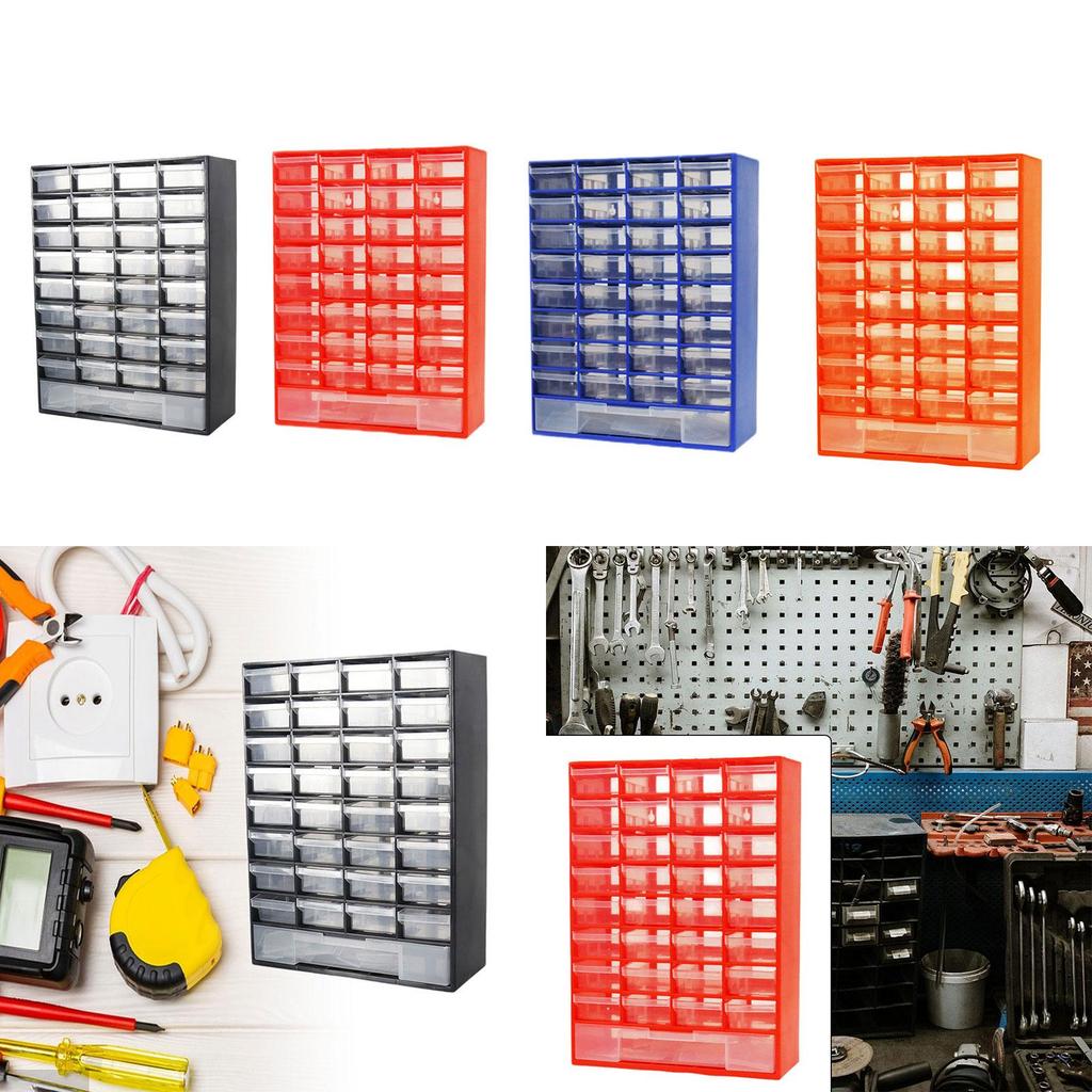 Drawer Storage Cabinet Organizer with Divider Home Container Garage Organization for Hardware Crafts Screws Bolts Small Items