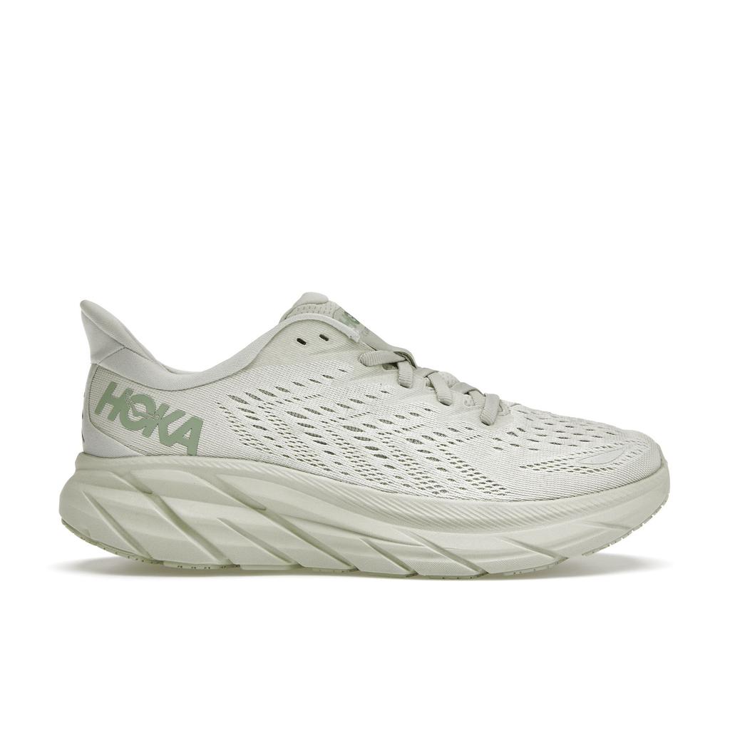 HOKA Clifton 8 Smoke Green Women Sneakers Celadon-Tint 1119394-SGCT