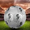 1PC Messi Modern Great Size 5 Soccer Ball PrahaIndoor Soccer Ball Colorful All Ages Machine Stitched PVC Competition Ready Durable High-Bounce