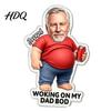 Kühlschrankmagnet Dekoration Papa mit weichem Bauch Stressabbau Knet-Papa Kühlschrankbauchmagnet Foto Halter für Küchen Deko