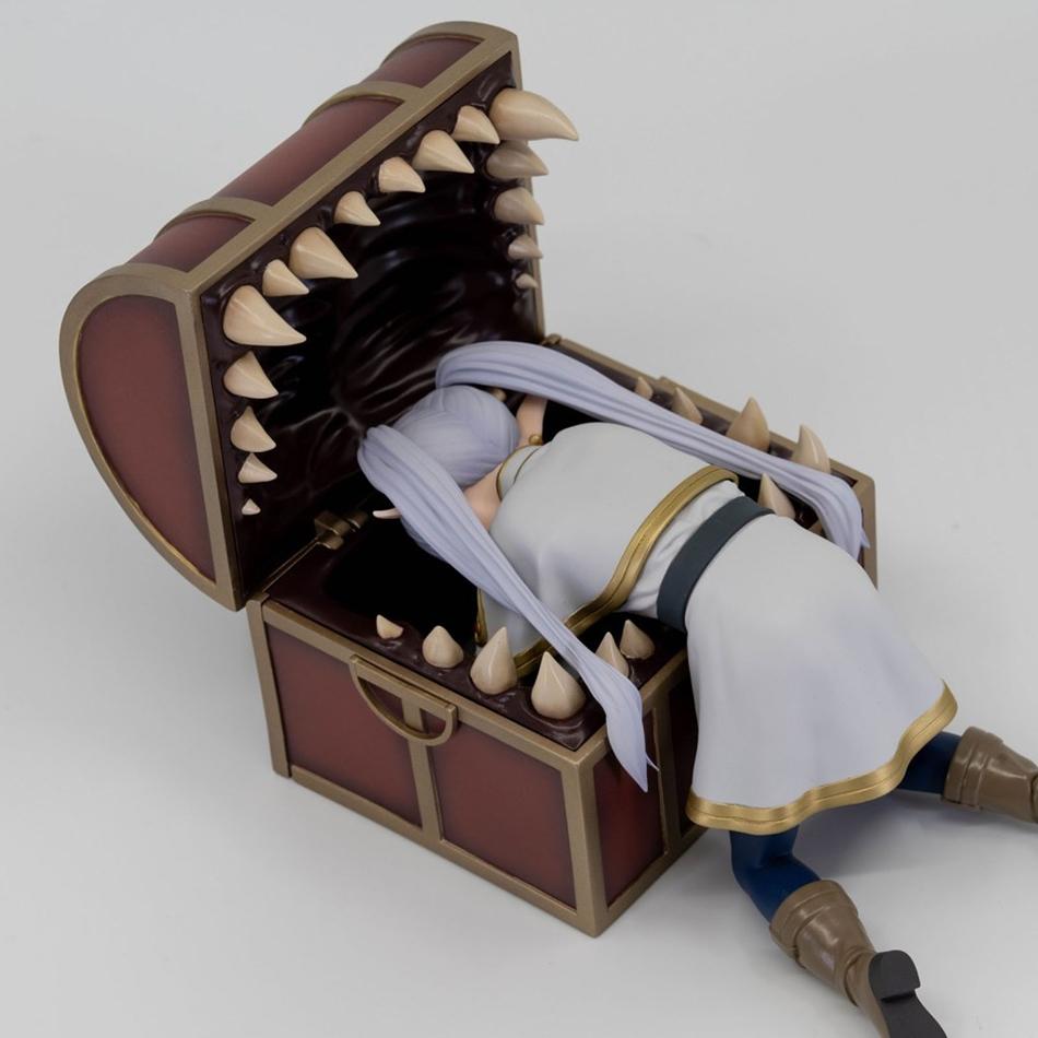 Frieren Beyond Journey's End Frieren Treasure Box Monster Anime Treasure Hunt Frieren Action Figurine Model Suitable for child
