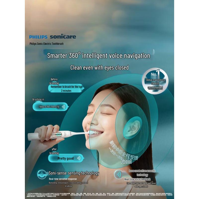Philips DiamondClean Smart AI Electric Toothbrush CN plug (adapter included)